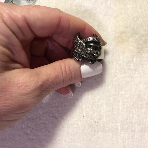 Love to Ride Ride to Live eagle biker stainless steel ring unisex - Picture 1 of 8
